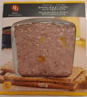 Terrine de sanglier et porc aux abricots