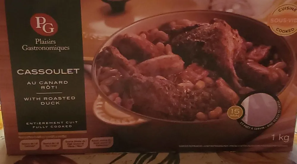 Cassoulet de canard rôti