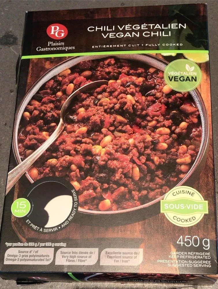 Chili végétalien
