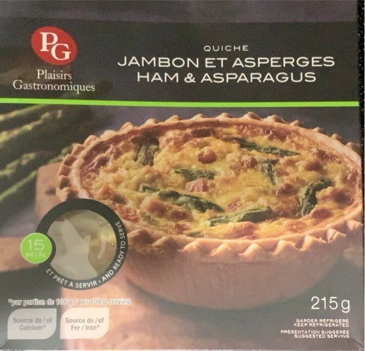 Quiche jambon et asperges