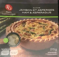 Quiche jambon et asperges