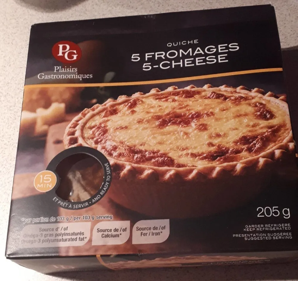 Quiche 5 fromages