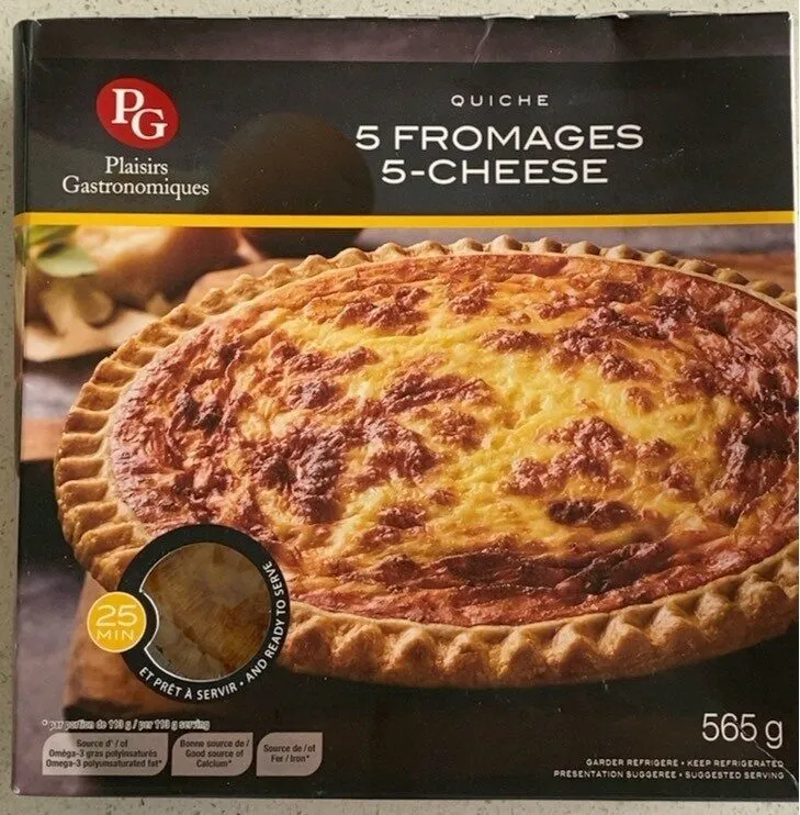 Quiche 5 fromages