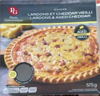 Quiche lardons et cheddar vieili
