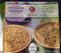 Spinach & Red Pepper Quiche