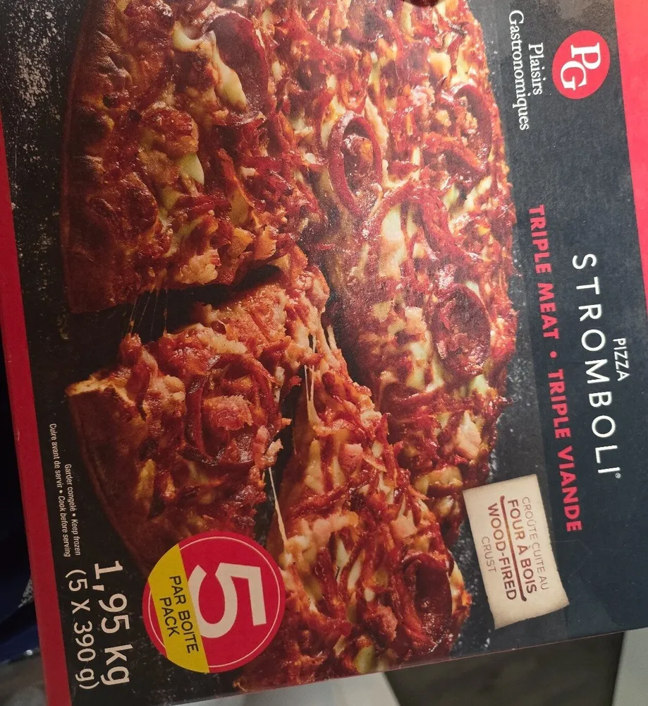 Triple Meat Pizza Stromboli