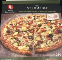 Pizza Stromboli méditerranéenne