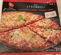 Pizza stromboli Fromage et herbes
