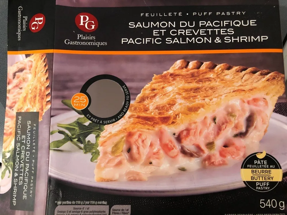 Saumon du pacifique et crevettes