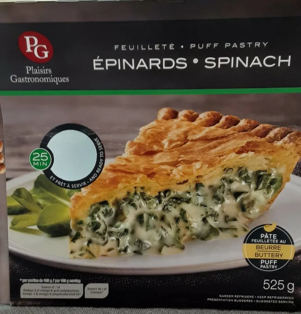 Feuilleté Épinards