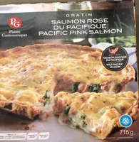 Gratin saumon rose
