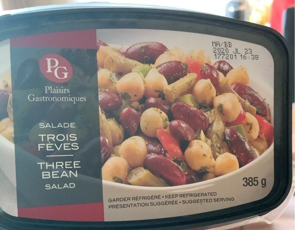 Salade trois fèves