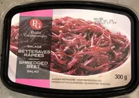 Salade betteraves râpées