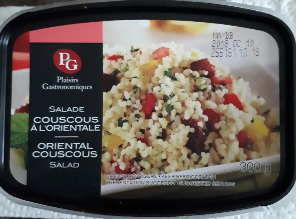 Salade couscous à l’orientale