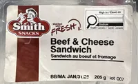 Roster Beef and Cheese Sandwich