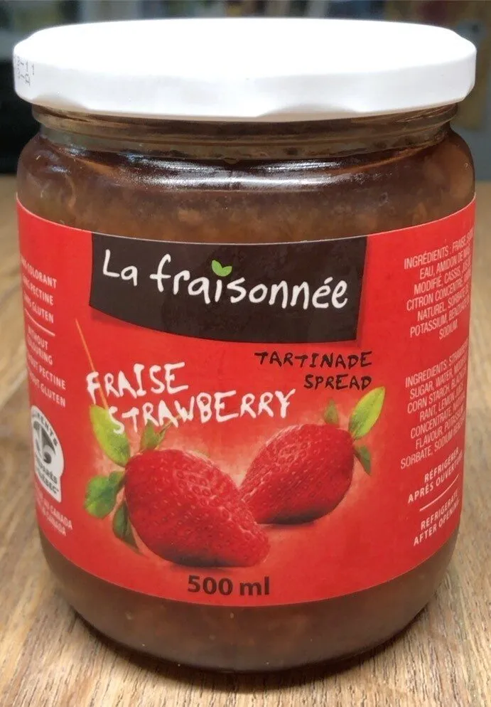 Tartinade aux fraises