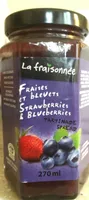 Confiture fraises et bleuets