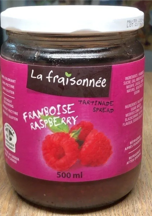 Tartinade de framboises