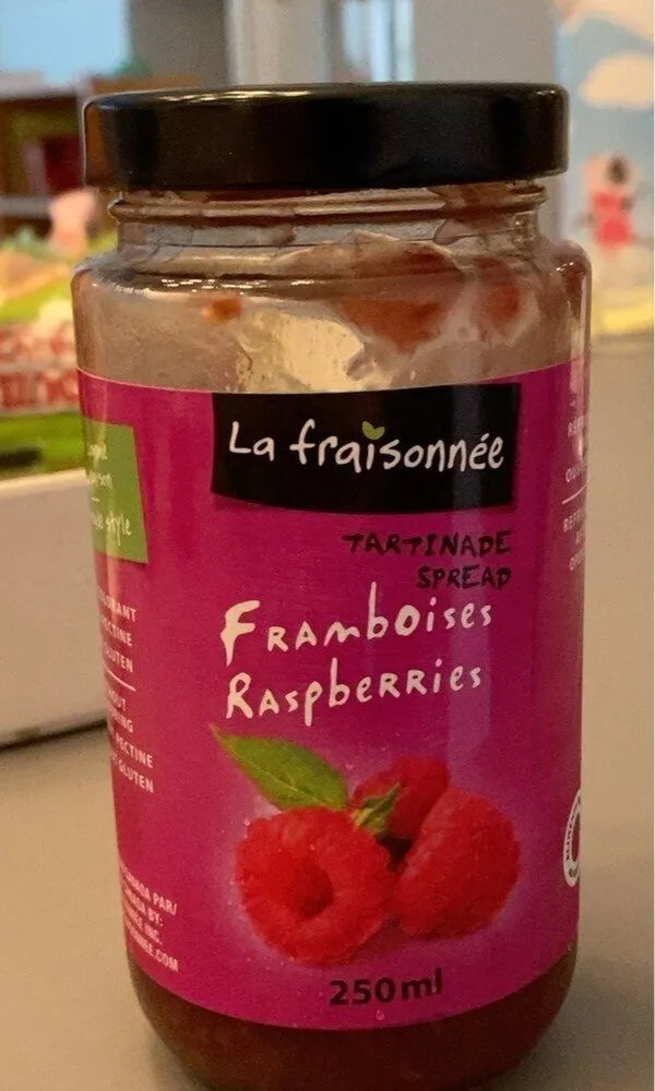 Tartinade de framboises Raspberries Spread