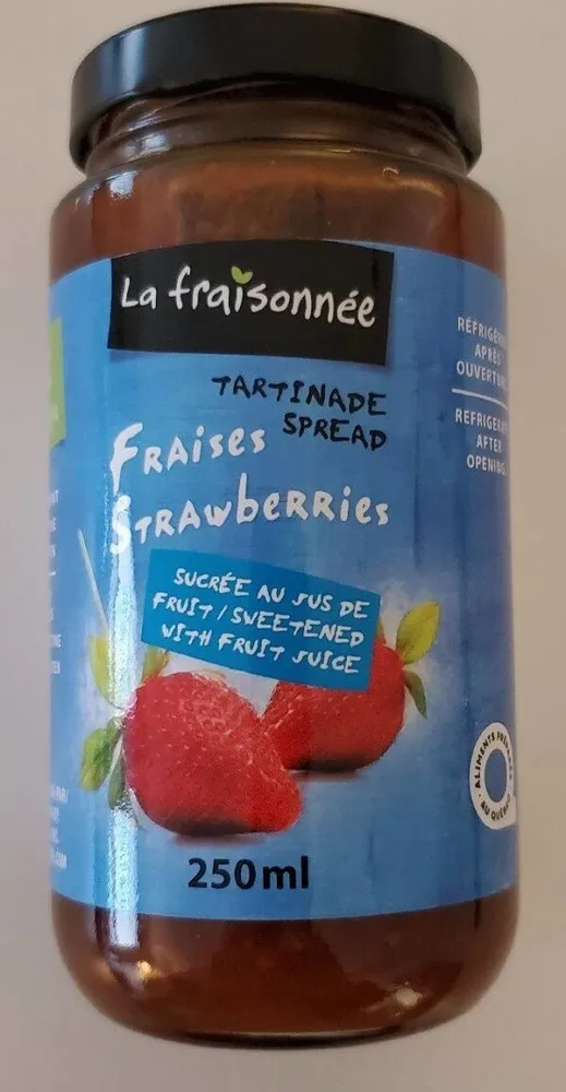 Tartinade aux fraises