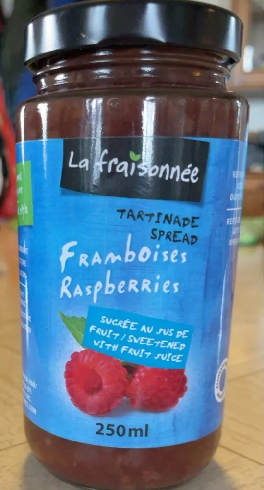 Tartinade framboises
