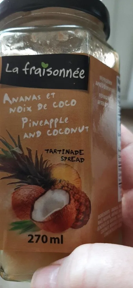 Confiture ananas et noix de coco