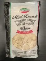 Mini-ravioli 3 fromages et basilic