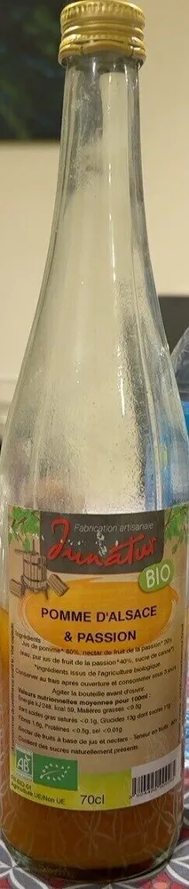 Jus de pomme d’Alsace & Passion
