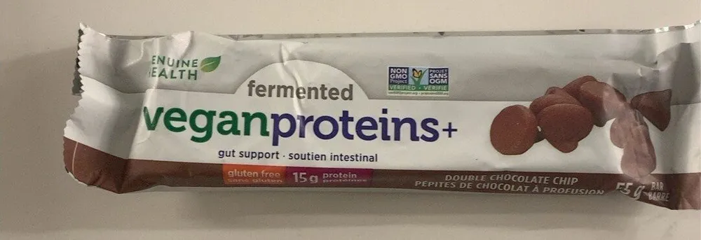 Fermented Vegan Proteins+ Double Chocolate Chip Bar