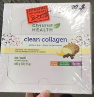 Clean collagene protein bar