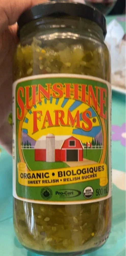 Relish sucré