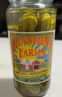 Organic pickled baby dills