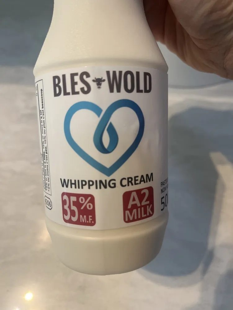 Whipping cream 35% A2 Milk