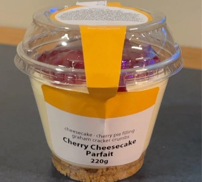 Cherry Cheesecake Parfait