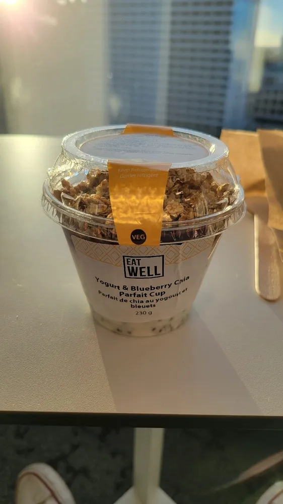 Yogurt & Blueberry Chia Parfait Cup