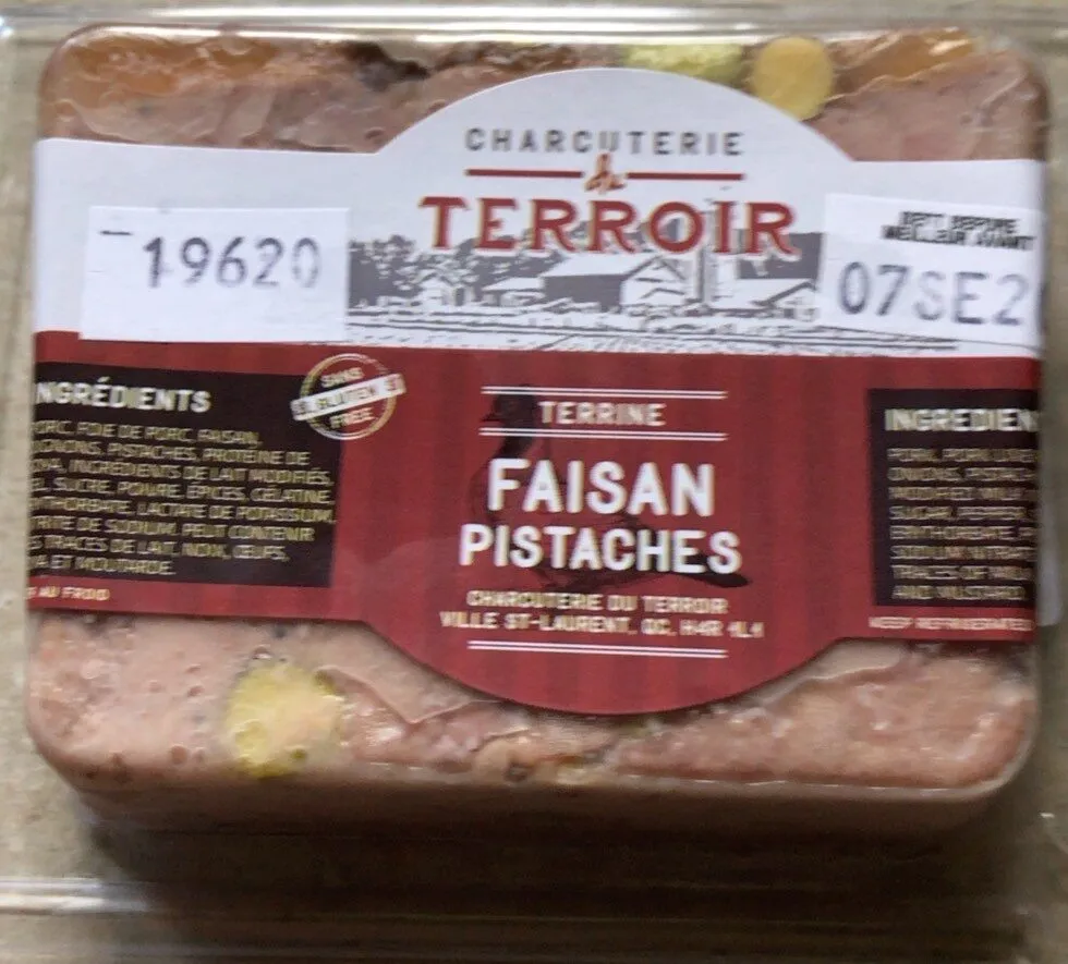 Terrine faisan pistache