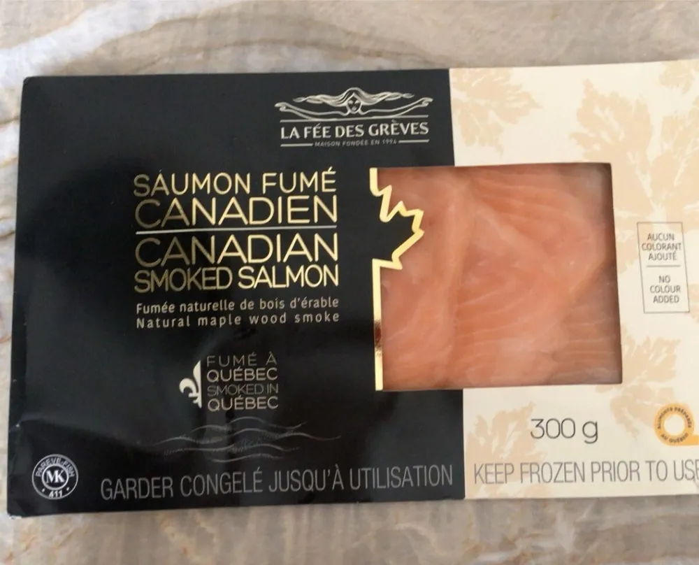 Saumon fumé canadien