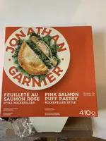 Pink Salmon Puff Pastry Rockefeller Style