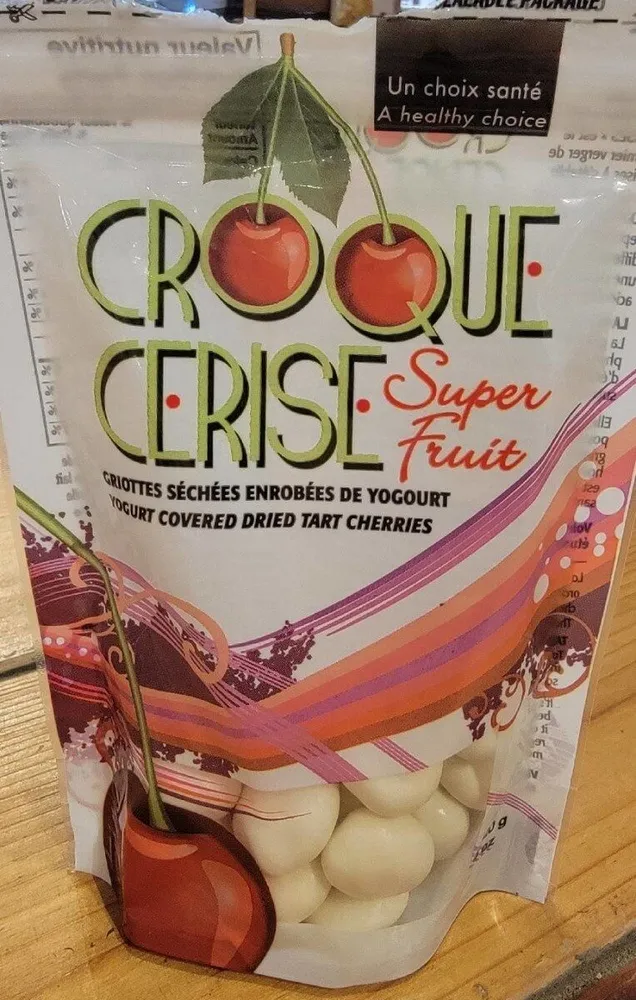 Griottes séchées enrobées de yogourt