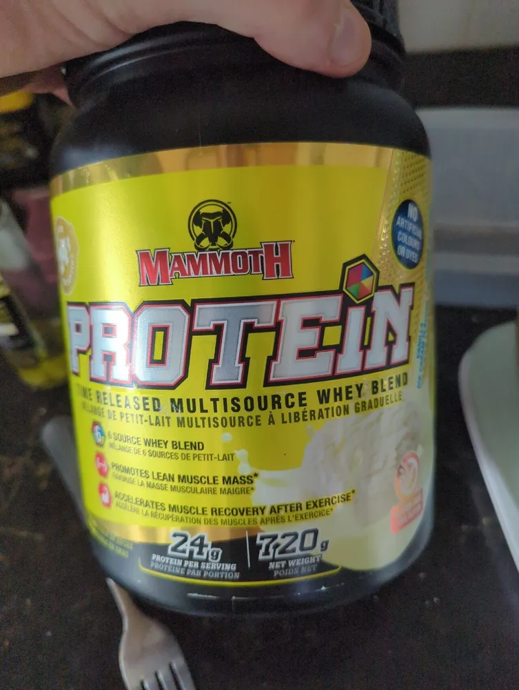 Mammoth Time Released Protein Blend - Vanilla Ice Cream