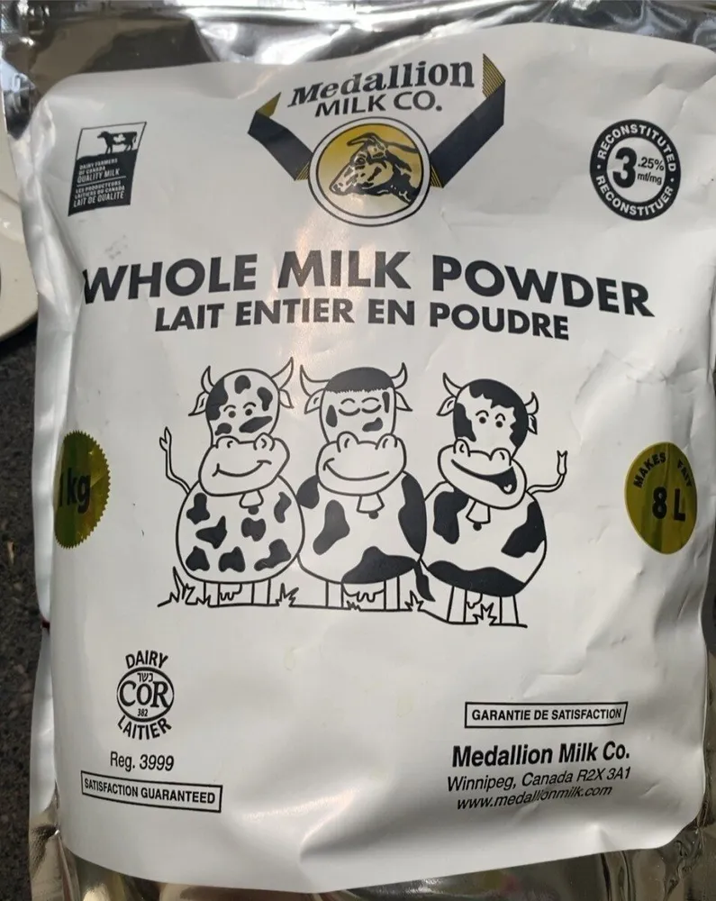 Whole milk powder