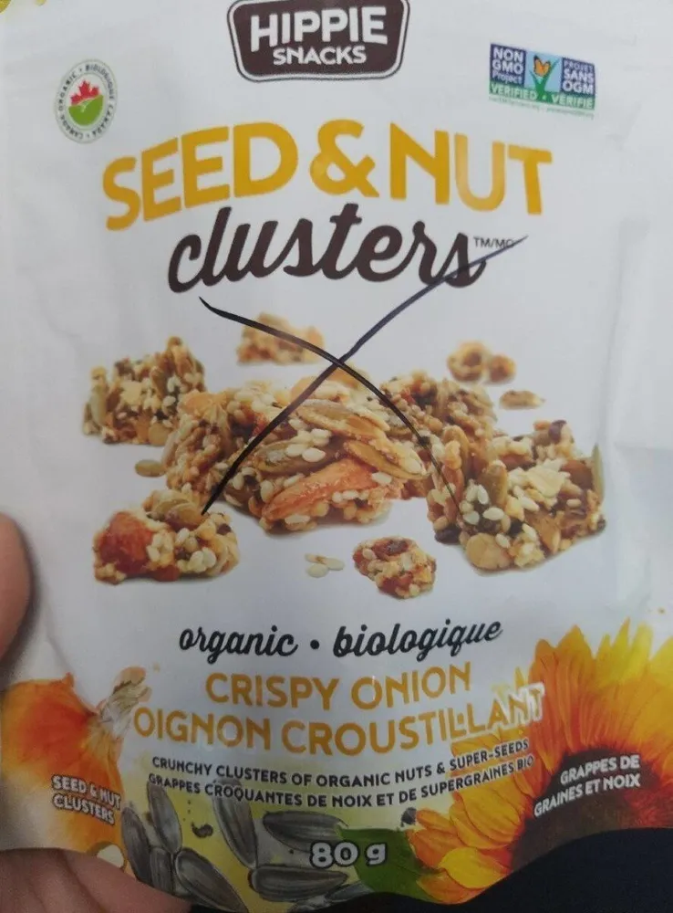 Organic Seed & Nut Clusters Crispy Onion