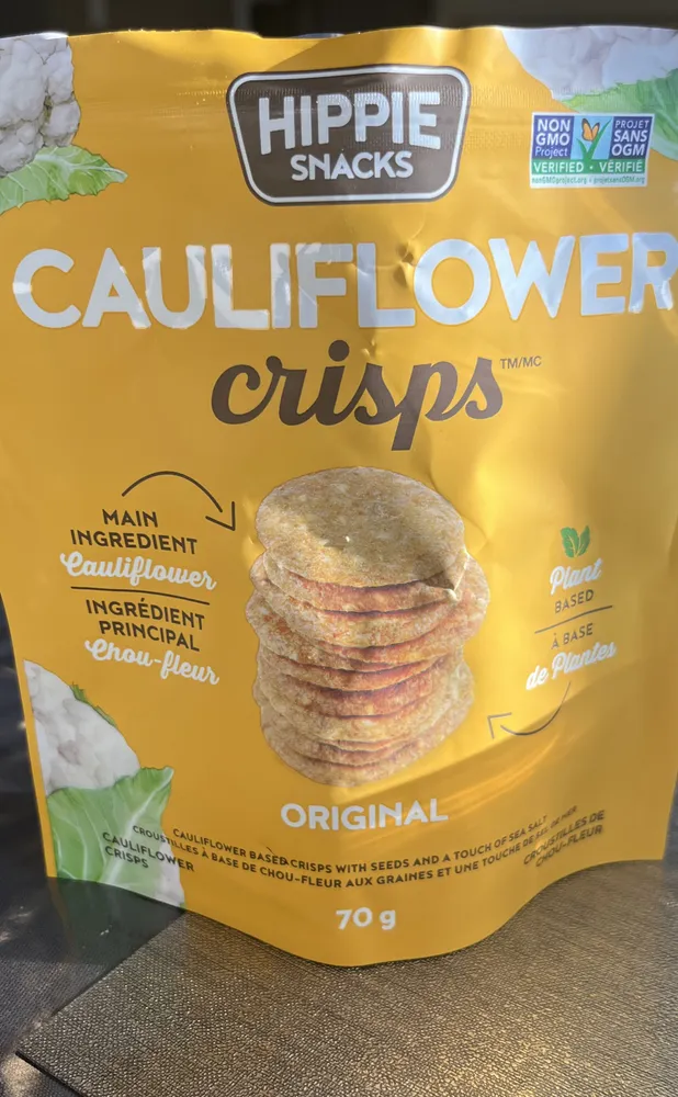 Cauliflower crisps