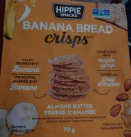 Banana Bread Crisps - Almond Butter