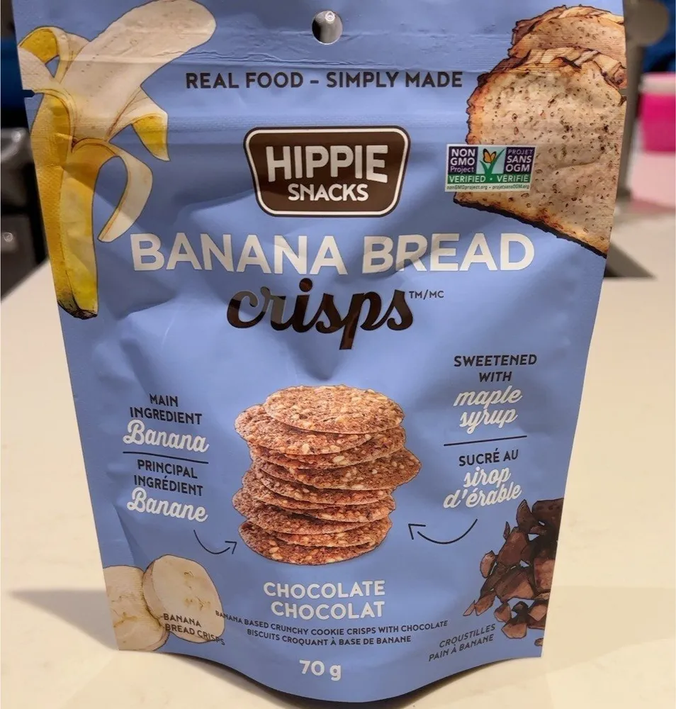 Banana Bread Crisps- Chocolate