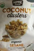 Organic coconut with sesame seeds and a touch of sweetness