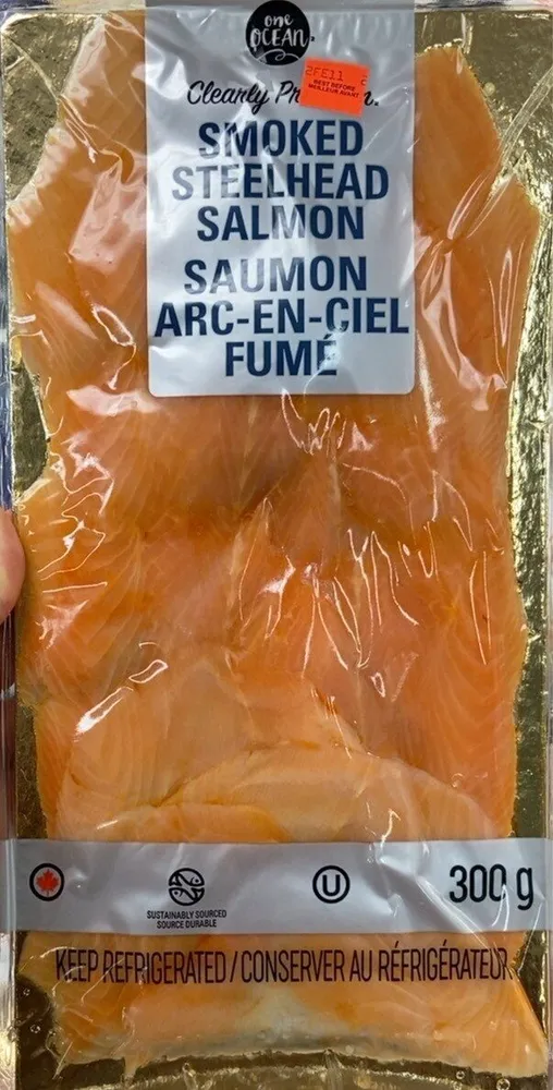 Smoked steelheah salmon