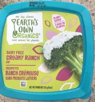 Trempette ranch crémeuse sans produits laitiers