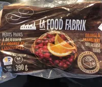 Petits pains à déjeuner à l’orange et canneberges
