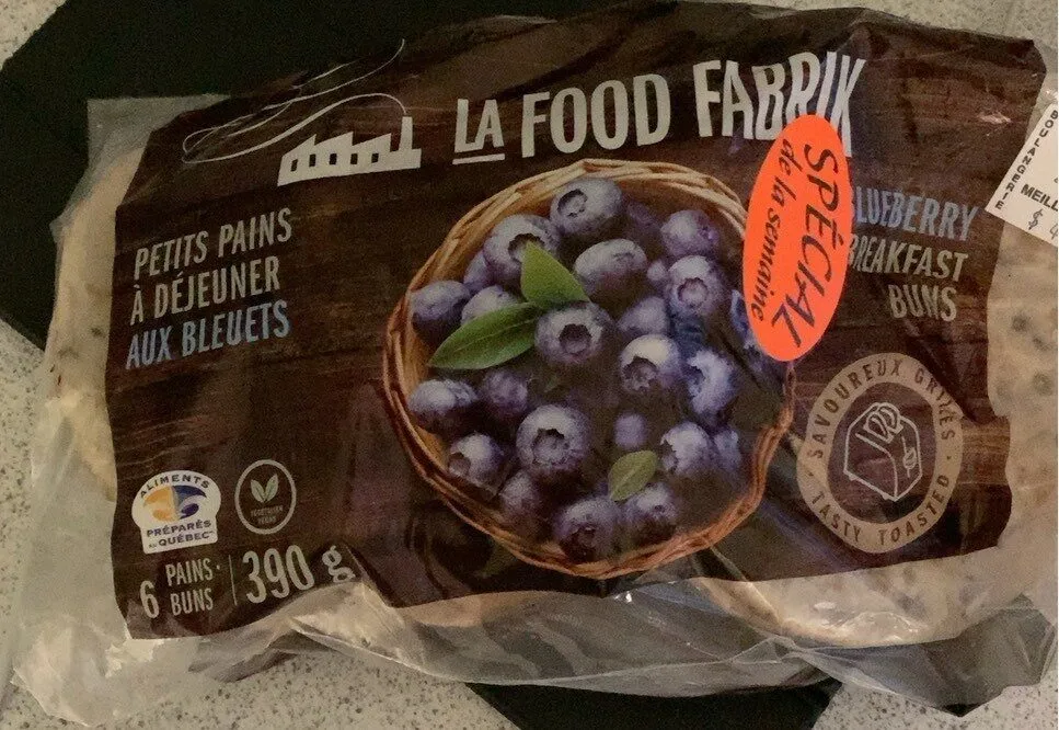 Petits pain a dejeuner aux bleuets